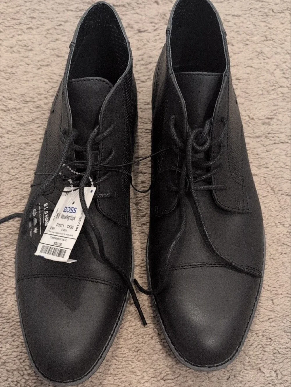 Call It Spring Men's Black Lace-Up Chukka Boots